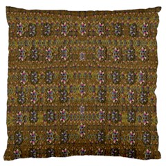 Sunflowers Seed In Harmony With Tropical Flowers Standard Flano Cushion Case (one Side) by pepitasart