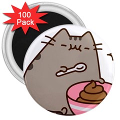 Cat Kitten 3  Magnets (100 Pack)