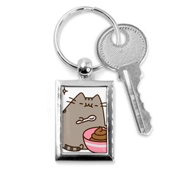 Cat Kitten Key Chain (rectangle)