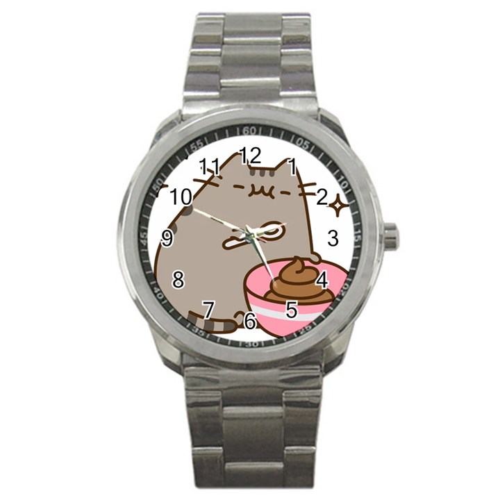 Cat Kitten Sport Metal Watch