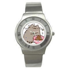 Cat Kitten Stainless Steel Watch