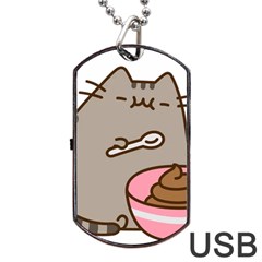 Cat Kitten Dog Tag Usb Flash (two Sides)