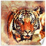 Tiger-portrait-art-abstract Canvas 16  x 16  15.2 x15.41  Canvas - 1