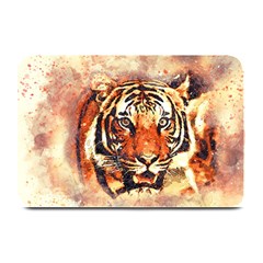 Tiger-portrait-art-abstract Plate Mats