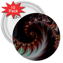 Digital-fractal-fractals-fantasy 3  Buttons (10 Pack) 