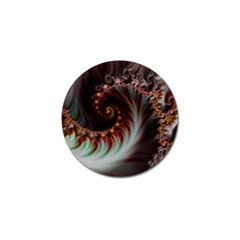 Digital-fractal-fractals-fantasy Golf Ball Marker (4 Pack)