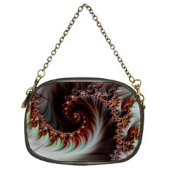 Digital-fractal-fractals-fantasy Chain Purse (two Sides)