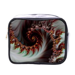 Digital-fractal-fractals-fantasy Mini Toiletries Bag (one Side) by Jancukart