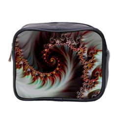 Digital-fractal-fractals-fantasy Mini Toiletries Bag (two Sides)