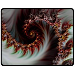 Digital-fractal-fractals-fantasy Fleece Blanket (medium) 