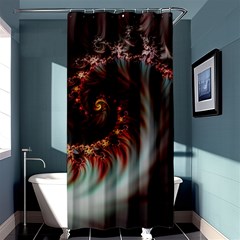 Digital-fractal-fractals-fantasy Shower Curtain 36  X 72  (stall) 