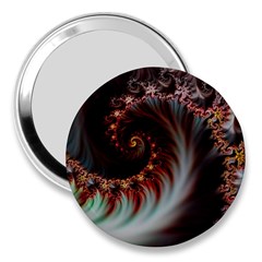 Digital-fractal-fractals-fantasy 3  Handbag Mirrors by Jancukart