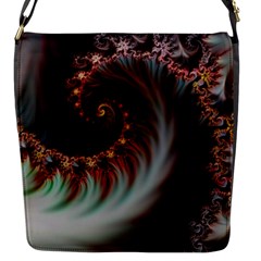 Digital-fractal-fractals-fantasy Flap Closure Messenger Bag (s)