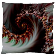 Digital-fractal-fractals-fantasy Standard Flano Cushion Case (one Side) by Jancukart