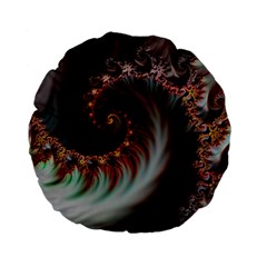 Digital-fractal-fractals-fantasy Standard 15  Premium Flano Round Cushions