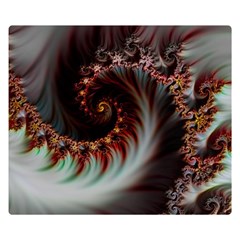 Digital-fractal-fractals-fantasy Double Sided Flano Blanket (small) 