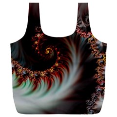 Digital-fractal-fractals-fantasy Full Print Recycle Bag (xxl) by Jancukart