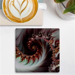 Digital-fractal-fractals-fantasy UV Print Square Tile Coaster  Front