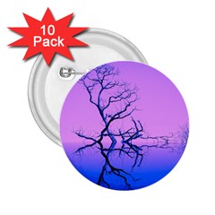 Nature-inspiration-trees-blue 2 25  Buttons (10 Pack) 