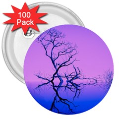 Nature-inspiration-trees-blue 3  Buttons (100 Pack) 