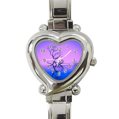 Nature-inspiration-trees-blue Heart Italian Charm Watch