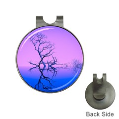 Nature-inspiration-trees-blue Hat Clips With Golf Markers