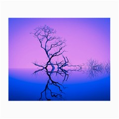 Nature-inspiration-trees-blue Small Glasses Cloth (2 Sides)