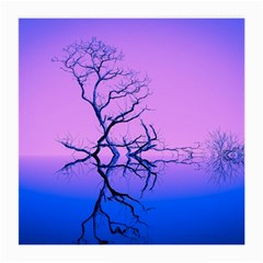 Nature-inspiration-trees-blue Medium Glasses Cloth