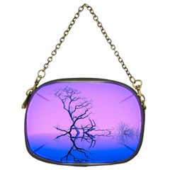 Nature-inspiration-trees-blue Chain Purse (two Sides)