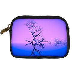 Nature-inspiration-trees-blue Digital Camera Leather Case by Jancukart