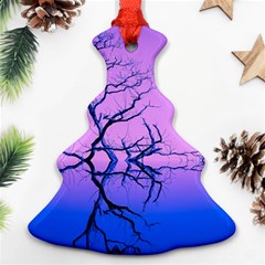 Nature-inspiration-trees-blue Ornament (christmas Tree) 