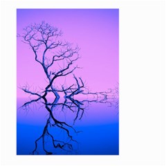 Nature-inspiration-trees-blue Large Garden Flag (two Sides)