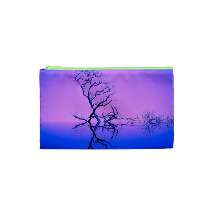 Nature-inspiration-trees-blue Cosmetic Bag (XS)