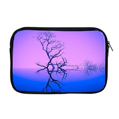 Nature-inspiration-trees-blue Apple Macbook Pro 17  Zipper Case by Jancukart