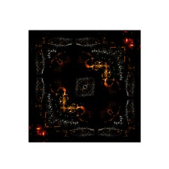 Abstract-animated-ornament-background-fractal-art- Satin Bandana Scarf 22  X 22 