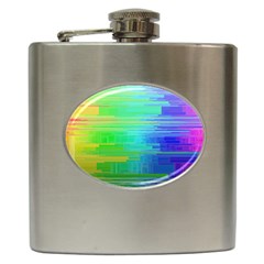 Colors-rainbow-chakras-style Hip Flask (6 Oz)