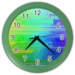 Colors-rainbow-chakras-style Color Wall Clock Front