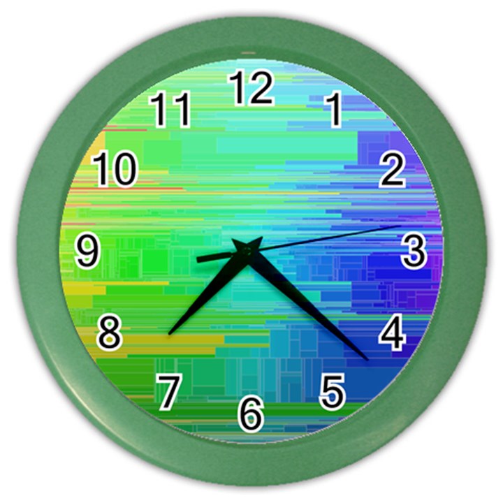 Colors-rainbow-chakras-style Color Wall Clock