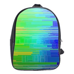 Colors-rainbow-chakras-style School Bag (large)