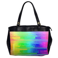 Colors-rainbow-chakras-style Oversize Office Handbag (2 Sides)