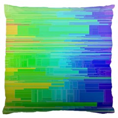 Colors-rainbow-chakras-style Large Cushion Case (one Side)