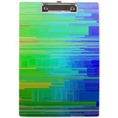 Colors-rainbow-chakras-style A4 Clipboard by Jancukart