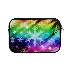 Christmas-snowflake-background Apple Ipad Mini Zipper Cases by Jancukart