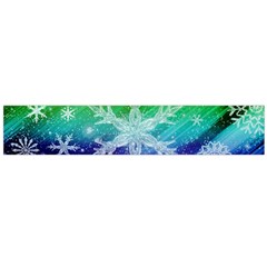 Christmas-snowflake-background Large Flano Scarf 