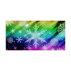 Christmas-snowflake-background Yoga Headband by Jancukart