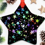 Christmas-star-gloss-lights-light Ornament (Star) Front