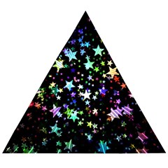 Christmas-star-gloss-lights-light Wooden Puzzle Triangle by Jancukart