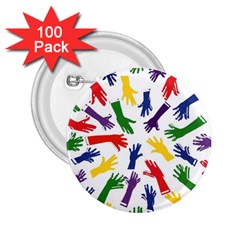 Integration-inclusion-hands-help 2.25  Buttons (100 pack) 