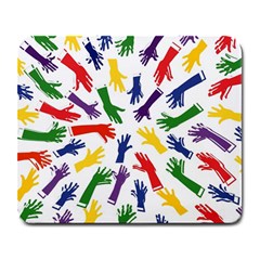 Integration-inclusion-hands-help Large Mousepads