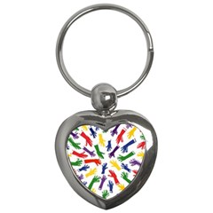 Integration-inclusion-hands-help Key Chain (Heart)